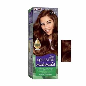 کیت رنگ مو ولا سری naturals شماره 5.37 حجم 50 میلی لیتر رنگ فندقی